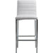 Modus Furniture Amalfi Metal Back Bar Stool in White Leather 655450279973 1AA468M Image 2