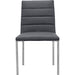Modus Furniture Amalfi Metal Back Chair in Cobalt Leather 655450234033 1AE866M Image 1