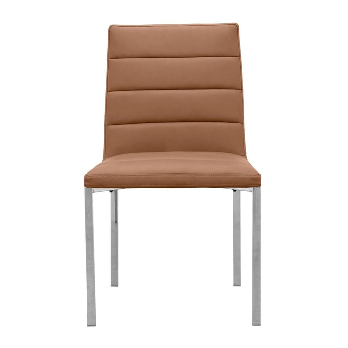 Modus Amalfi Metal Back Chair in CognacImage 1