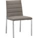 Modus Furniture Amalfi Metal Back Chair in Taupe Leather 655450233975 1AE266M Image 2