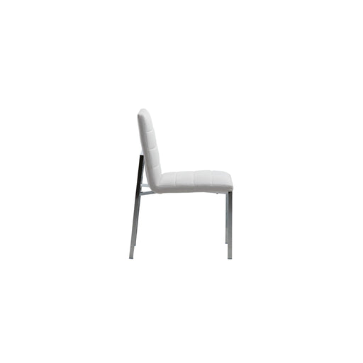 Modus Amalfi Metal Back Chair in White Image 1