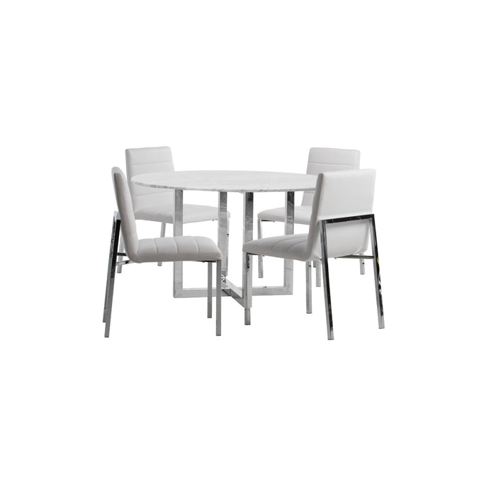 Modus Amalfi Metal Back Chair in White Image 6