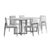 Modus Amalfi Metal Back Chair in White Image 7