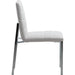 Modus Furniture Amalfi Metal Back Chair in White Leather 655450279959 1AA466M Image 2