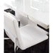 Modus Furniture Amalfi Metal Back Chair in White Leather 655450279959 1AA466M Image 3