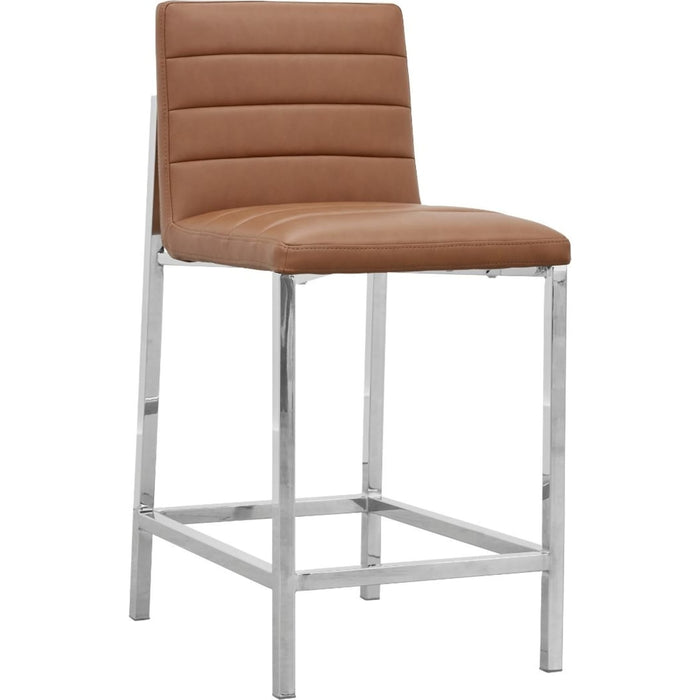 Modus Furniture Amalfi Metal Back Counter Stool in Cognac Leather 655450233951 1A8370M Image 3