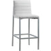Modus Furniture Amalfi Metal Back Counter Stool in White Leather 655450279997 1AA470M Image 2