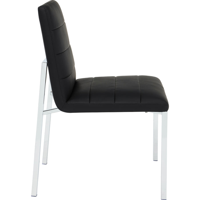 Modus Furniture Amalfi Mtl Bck Chr  SootChrm 655450493225 1AZV66M Image 2