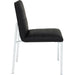 Modus Furniture Amalfi Mtl Bck Chr  SootChrm 655450493225 1AZV66M Image 2