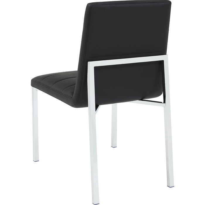 Modus Furniture Amalfi Mtl Bck Chr  SootChrm 655450493225 1AZV66M Image 3
