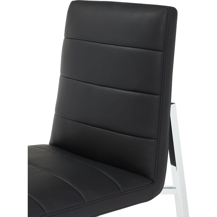Modus Furniture Amalfi Mtl Bck Chr  SootChrm 655450493225 1AZV66M Image 4