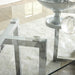 Modus Furniture Amalfi Rectangular Glass Top Dining Table 655450234156 1AJ5617G Image 1