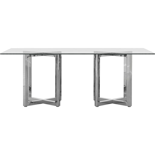Modus Furniture Amalfi Rectangular Glass Top Dining Table 655450234156 1AJ5617G Image 2