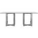 Modus Furniture Amalfi Rectangular Glass Top Dining Table 655450234156 1AJ5617G Image 2