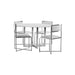 Modus Amalfi X-Base Chair in White Image 6