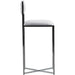 Modus Furniture Amalfi X Base Bar Stool in White Leather 655450279980 1AA468X Image 1