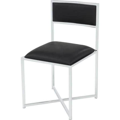 Modus Furniture Amalfi X Base Chair SootChrm 655450493232 1AZV66X Image 1