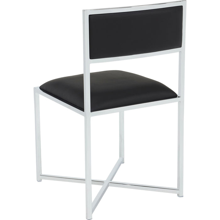 Modus Furniture Amalfi X Base Chair SootChrm 655450493232 1AZV66X Image 3