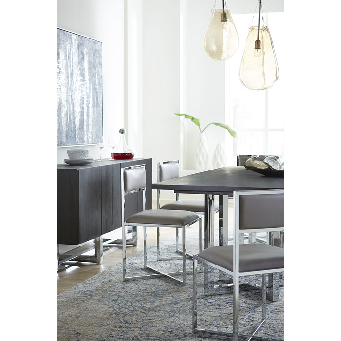 Modus Furniture Amalfi X Base Chair in Cobalt Leather 655450234040 1AE866X Image 1