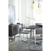Modus Furniture Amalfi X Base Chair in Cobalt Leather 655450234040 1AE866X Image 1
