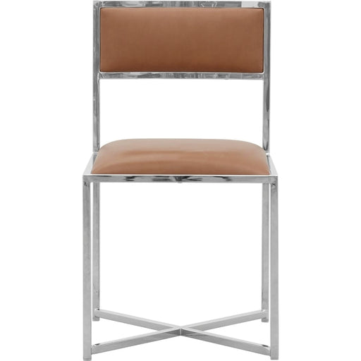 Modus Furniture Amalfi X Base Chair in Cognac Leather 655450233920 1A8366X Image 1