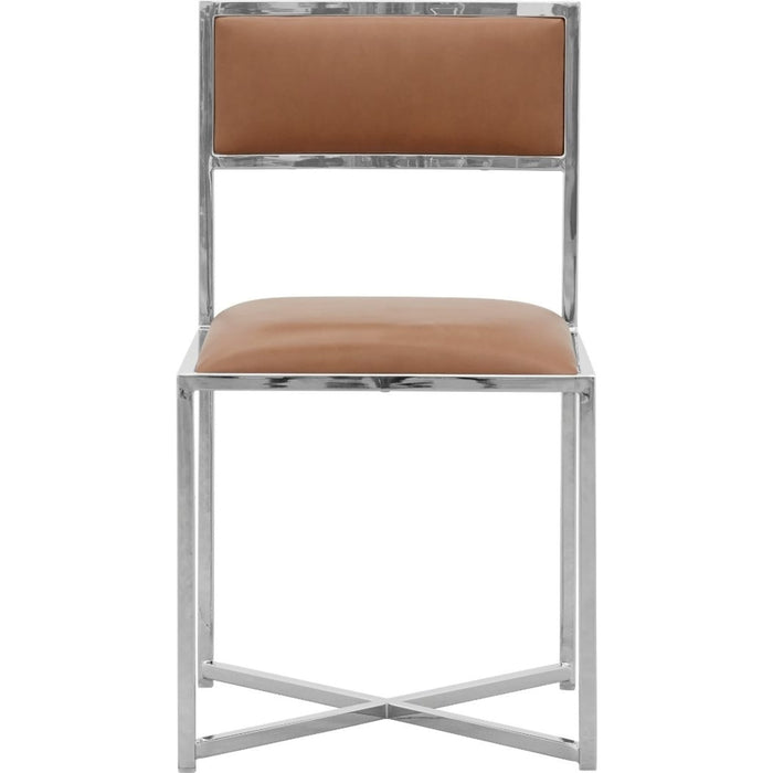 Modus Furniture Amalfi X Base Chair in Cognac Leather 655450233920 1A8366X Image 1