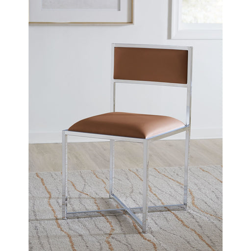 Modus Furniture Amalfi X Base Chair in Cognac Leather 655450233920 1A8366X Main Image
