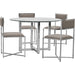 Modus Furniture Amalfi X Base Chair in Taupe Leather 655450233982 1AE266X Image 3