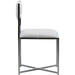 Modus Furniture Amalfi X Base Chair in White Leather 655450279966 1AA466X Image 3