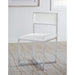Modus Furniture Amalfi X Base Chair in White Leather 655450279966 1AA466X Main Image