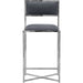 Modus Furniture Amalfi X Base Counter Stool in Cobalt Leather 655450234088 1AE870X Image 1