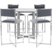 Modus Furniture Amalfi X Base Counter Stool in Cobalt Leather 655450234088 1AE870X Image 4