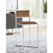 Modus Furniture Amalfi X Base Counter Stool in Cognac Leather 655450233968 1A8370X Main Image