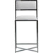 Modus Furniture Amalfi X Base Counter Stool in White Leather 655450280009 1AA470X Image 1