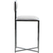 Modus Furniture Amalfi X Base Counter Stool in White Leather 655450280009 1AA470X Image 2