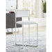 Modus Furniture Amalfi X Base Counter Stool in White Leather 655450280009 1AA470X Main Image