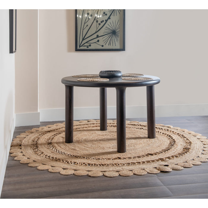 Modus Furniture Amaroo Solid Mango Dining Table in Honey Date 655450488702 ULYF62 Main Image