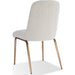 Modus Furniture Apollo Upholstered Dining Chair in Ricotta Boucle and Brushed Bronze Metal 655450422836 PUSJ63BMY Image 6