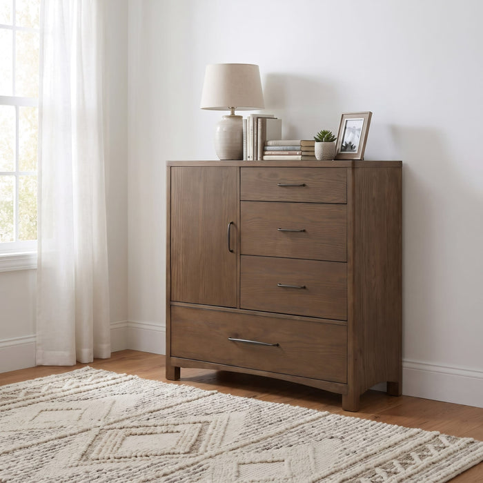 Modus Furniture Arden Door Chest  Tavrn Brown 655450513688 YK2R85 Image 1