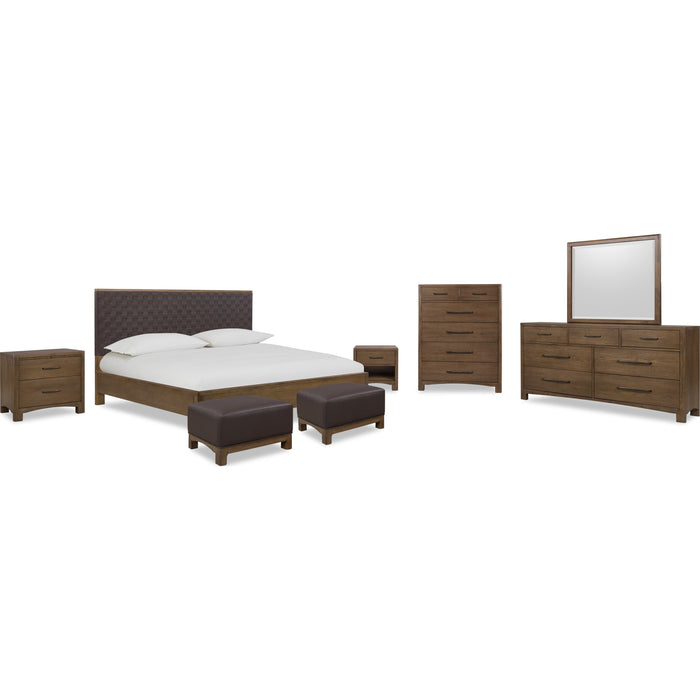 Modus Furniture Arden Dresser  Tavern Brown 655450513657 YK2R82 Image 9