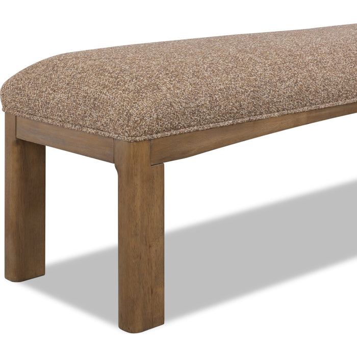 Modus Furniture Arden Uph Bench  Mlt GrnT Bn 655450520822 YK2R65B1 Image 6