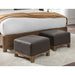 Modus Furniture Arden Uph Ottoman  D ChT Bwn 655450513701 YK2R88 Main Image