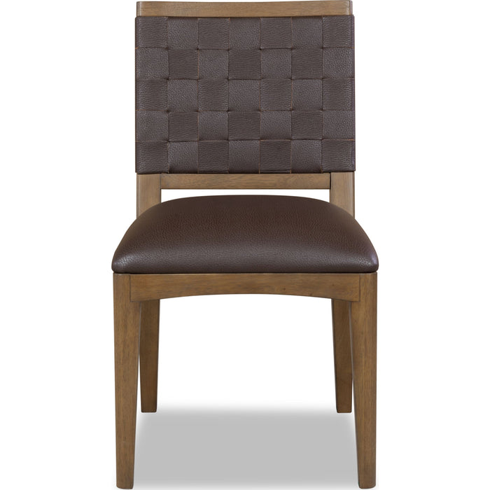 Modus Furniture Arden Wvn Sd Chair  D CT Brn 655450520808 YK2R64 Image 1