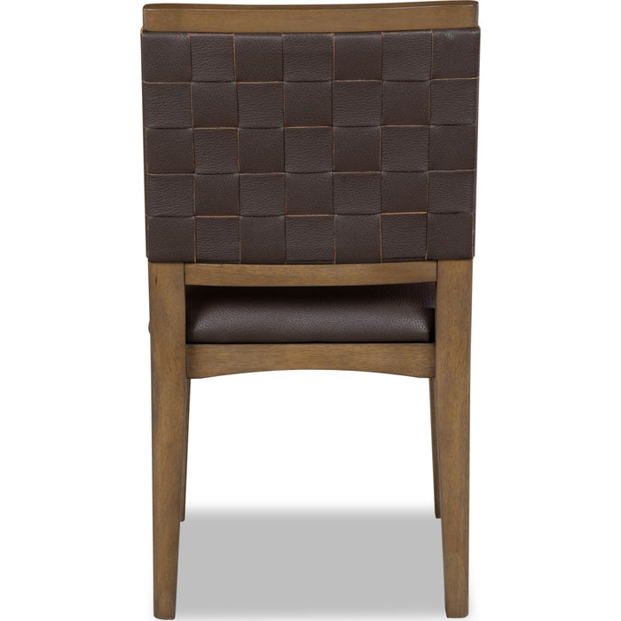 Modus Furniture Arden Wvn Sd Chair  D CT Brn 655450520808 YK2R64 Image 5