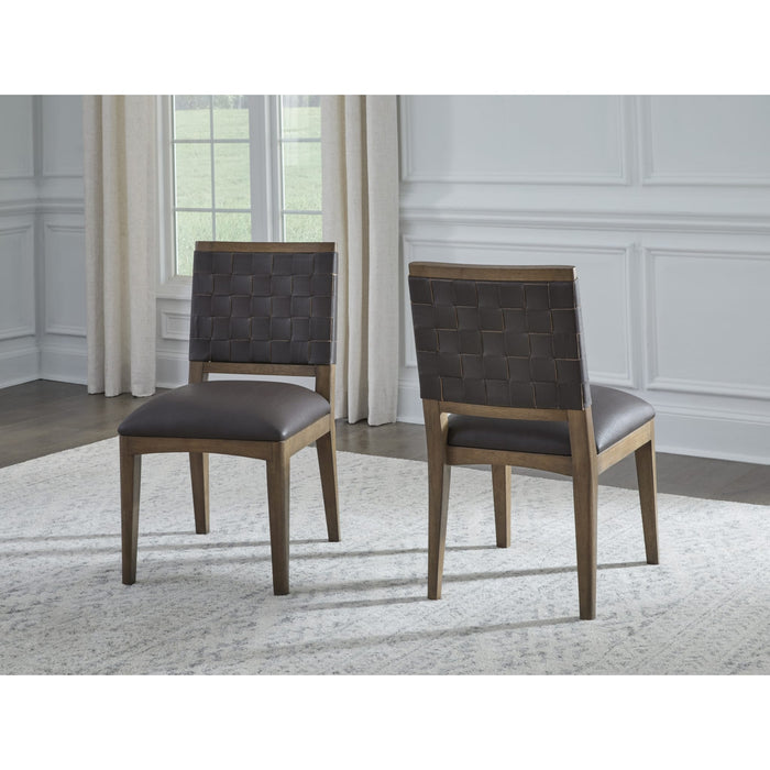 Modus Furniture Arden Wvn Sd Chair  D CT Brn 655450520808 YK2R64 Main Image