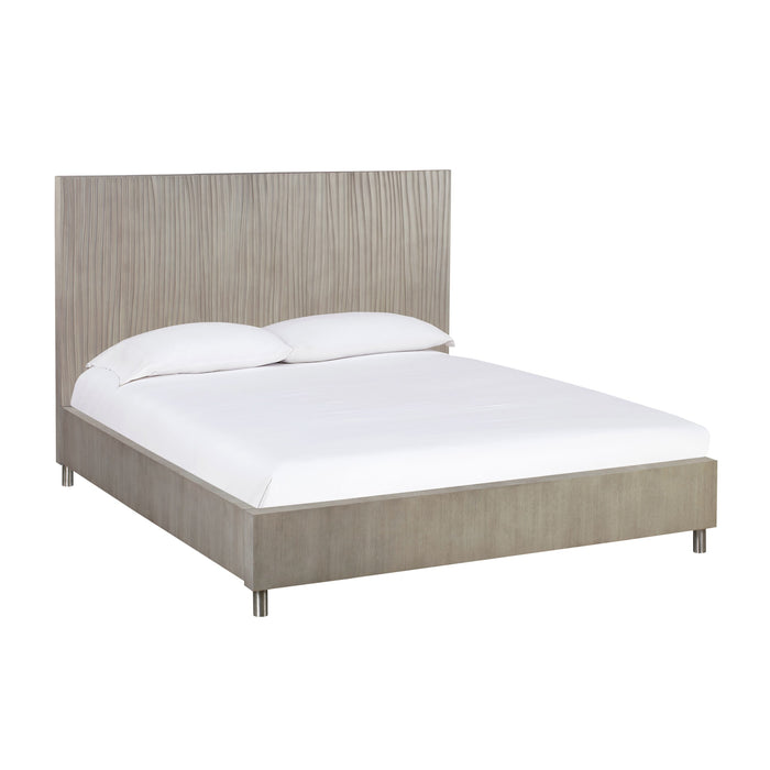 Modus Argento Wave-Patterned Bed in Misty GreyImage 4