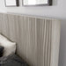 Modus Furniture Argento Wave Patterned Bed in Misty Grey  9DM8H  Image 3
