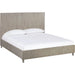 Modus Furniture Argento Wave Patterned Bed in Misty Grey  9DM8H  Image 4