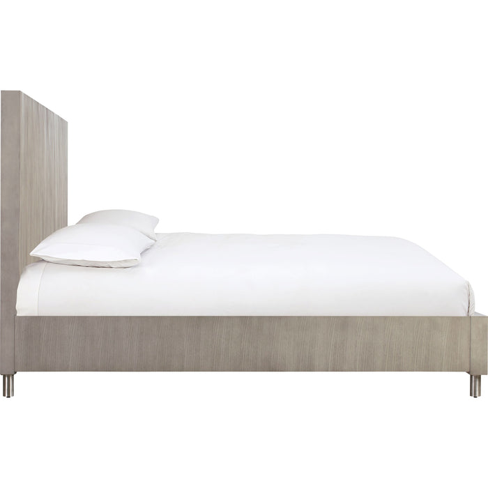 Modus Furniture Argento Wave Patterned Bed in Misty Grey  9DM8H  Image 6
