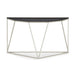 Modus Aria Smoked Glass and Polished Stainless Steel Console TableImage 4